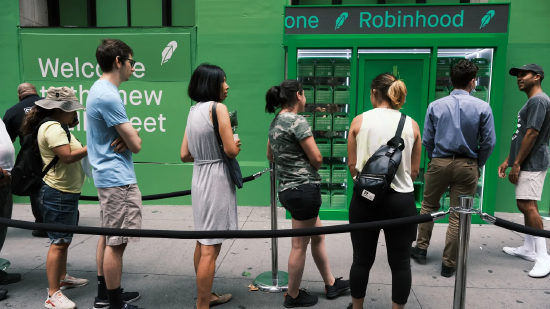 在线经纪商Robinhood未能加入标普(🌊)500指数 盘前下跌3%